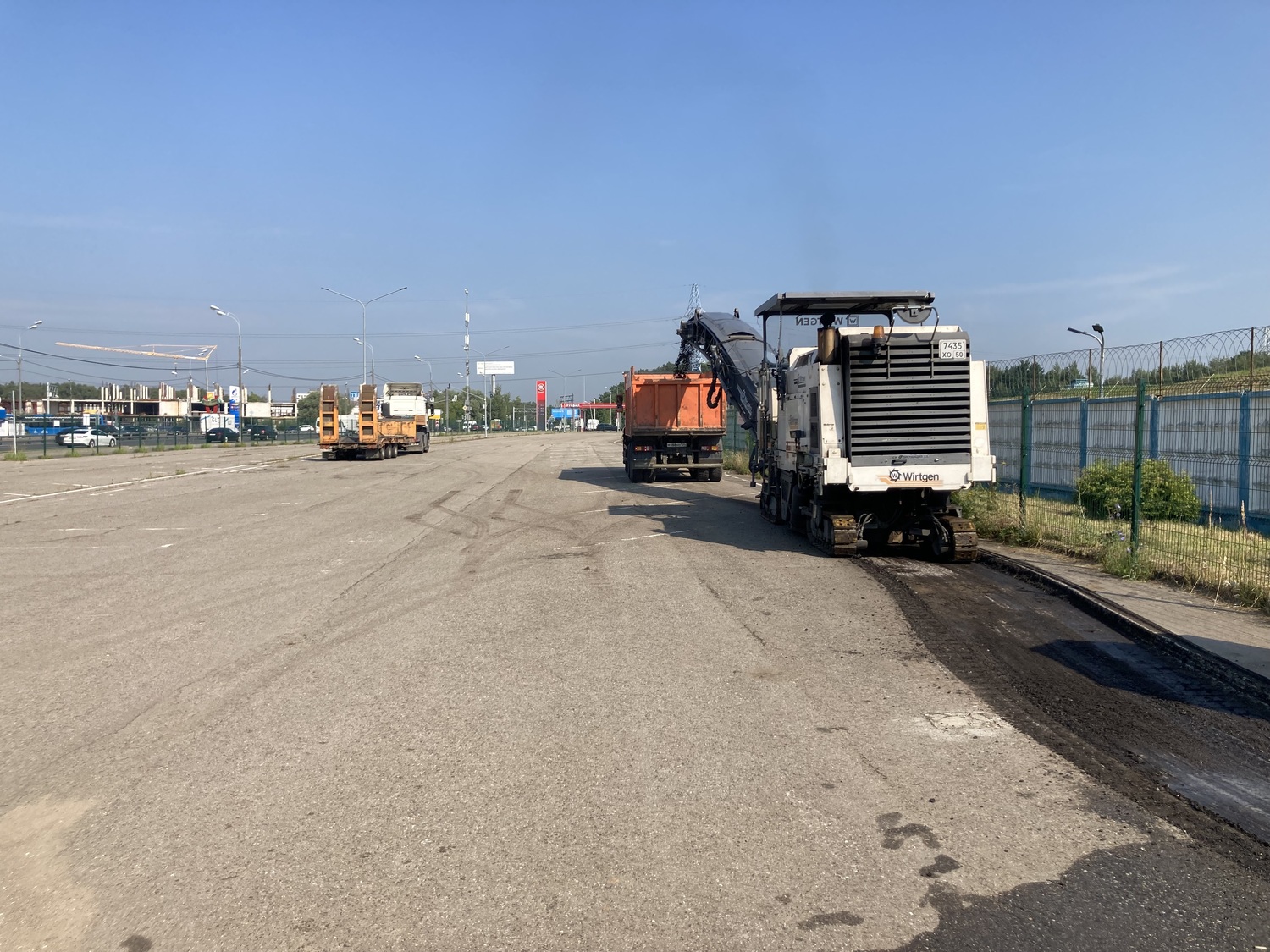 фрезерование асфальтового покрытия 